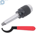 Keyless Chuck MT3 Integral Shank for Lathe Mill (1/32-5/8 Inch)