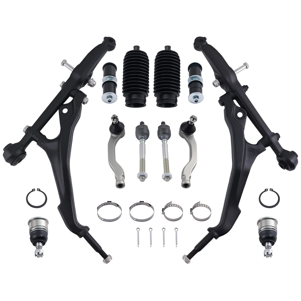 12pcs Front Lower Control Arms Kit for Honda Civic/Del Sol (1992–1997)