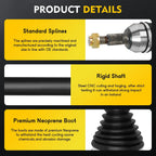 CV Axle Shaft for Chevrolet Equinox GMC Terrain (2010–2017) Front Right