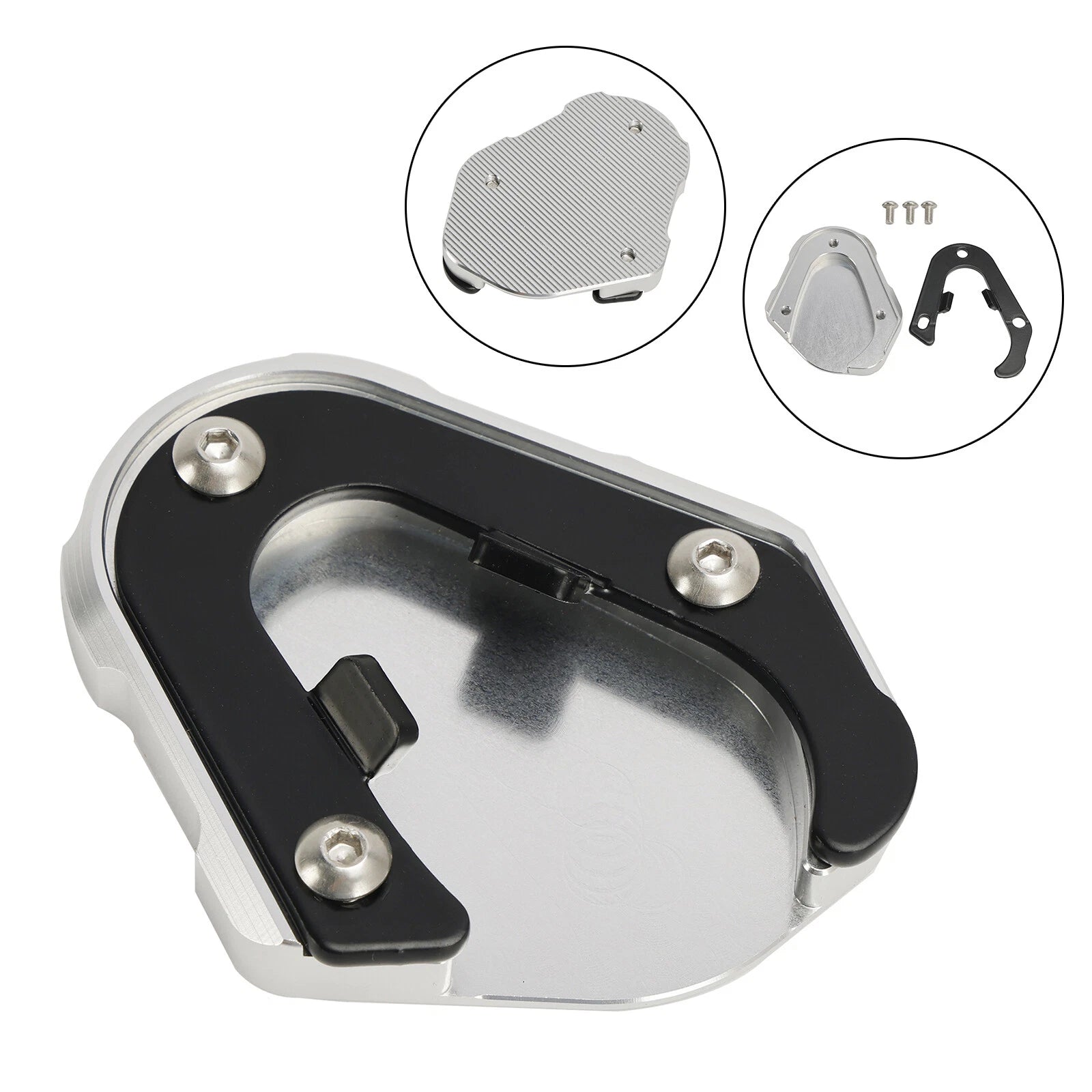 Kickstand Enlarger Plate Pad for Scrambler 1200XC/XE, Tiger 1200 GT (2022–2023)