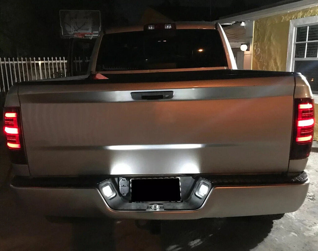 Red LED Tail Lights for Dodge Ram 1500 2500 3500 (2009–2018)