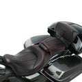 Driver Passenger Seat & Backrest Pad for Harley Touring Street Glide (2014–2023)