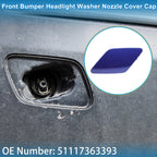 Front Left Washer Nozzle Cover Cap No. 51117363393 for BMW 428i (2014–2016) Dark Blue