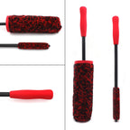Set of 4 Soft Bristle Tire Rim Cleaning Brushes for All Cars