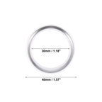 Decorative Start Button Ring for Mazda CX-5, CX-4, Axela, Atenza (Silver)