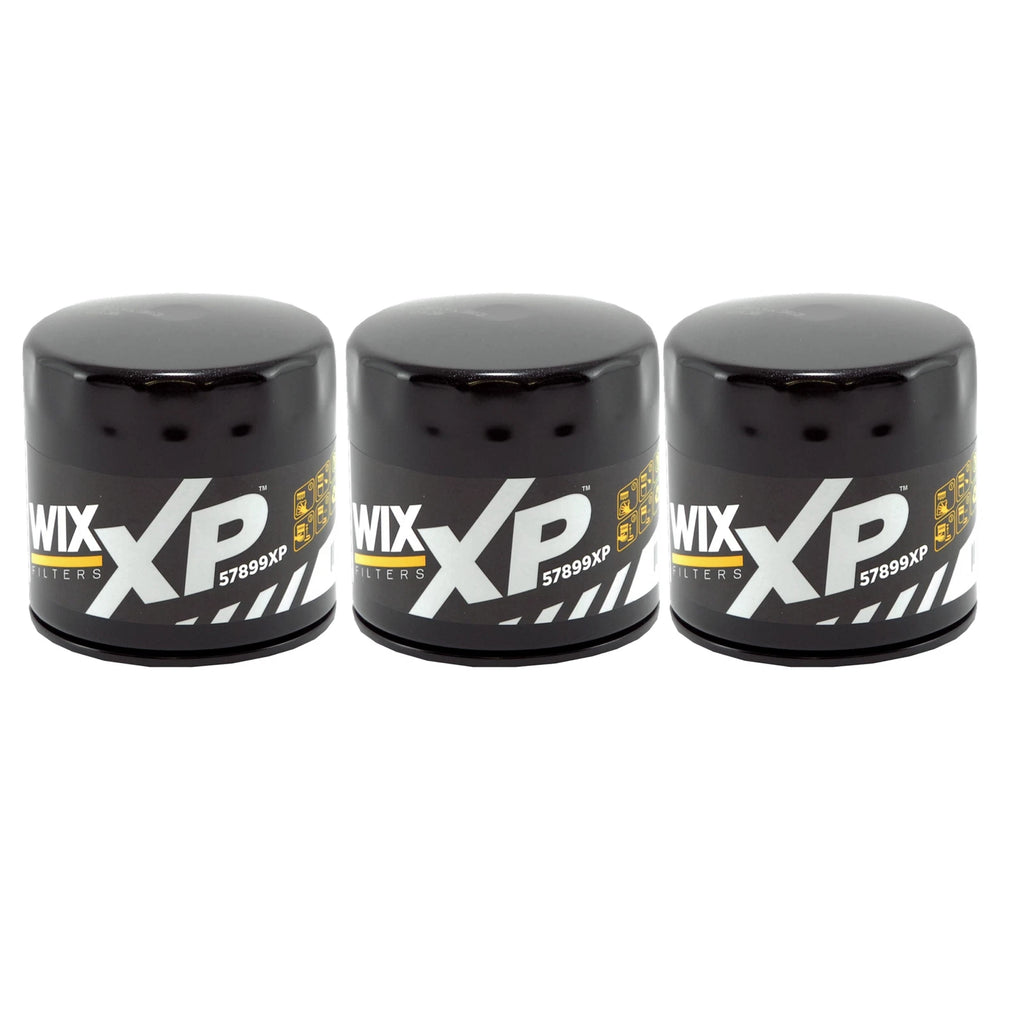 Set of 3 Wix XP Engine Motor Oil Filters for Chrysler Dodge Jeep Ram (Spin-On)