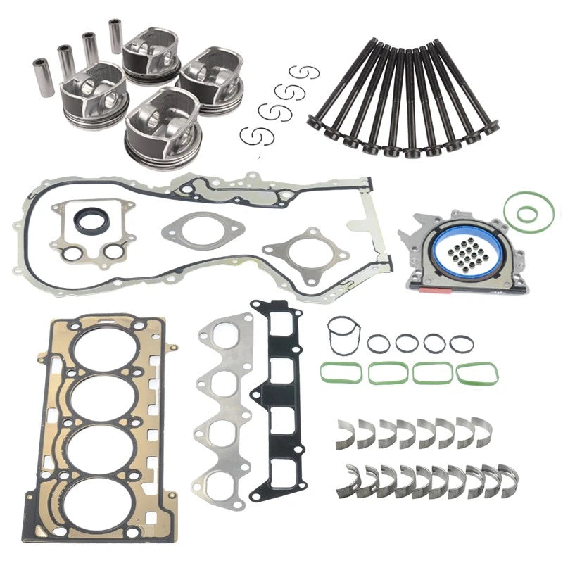 Engine Pistons and Gaskets Kit for Audi VW Jetta (2006-2018)
