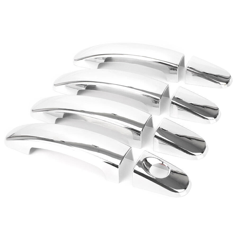 8x Chrome Door Handle Catch Cover Trim Bezel for Ford Focus MK2 (2005–2011)