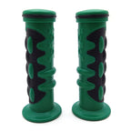 1 Pair Green Hand Grips 22mm 25mm for Honda Yamaha Suzuki Kawasaki Ducati BMW
