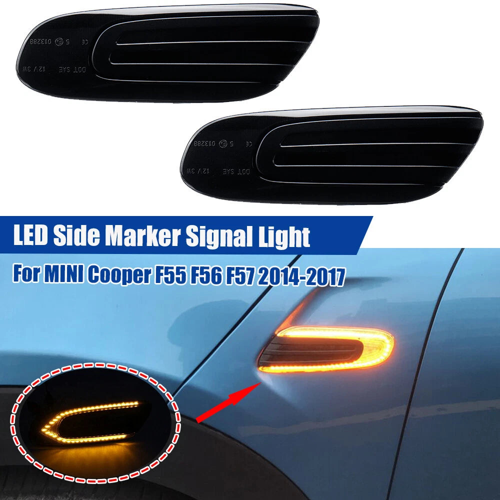 Sequential LED Side Marker Light for MINI Cooper F55 F56 F57 (2014–2017)
