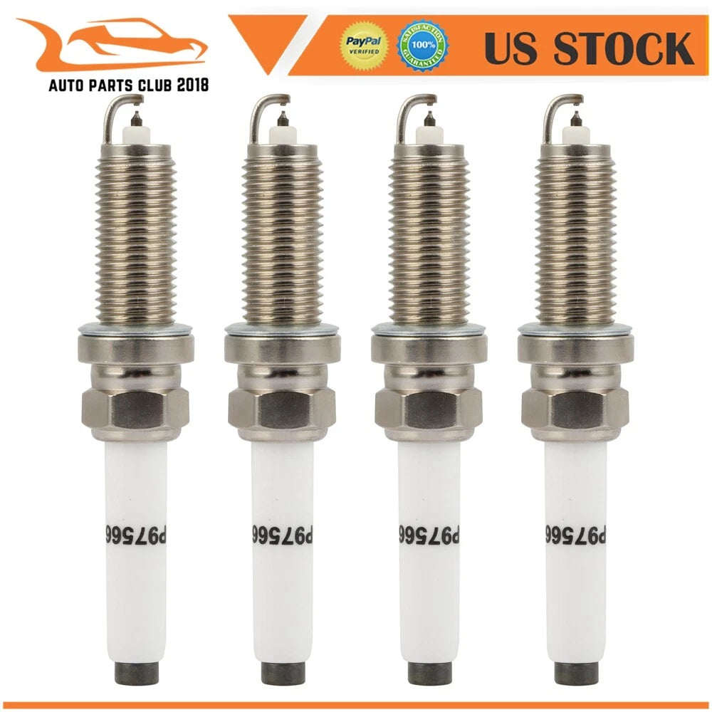 Set of 4 Iridium Spark Plugs for Mercedes-Benz A35 AMG E350 CLA250 GLC300 GLE350 (2019–2023)