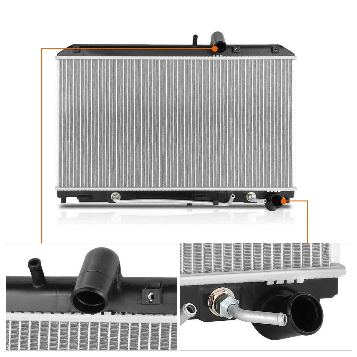 Aluminum Core Cooling Radiator for Mazda RX-8 (2009–2011) DPI-13102