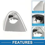 Front Right Side Washer Nozzle Cover Cap for BMW X5 Silver Tone