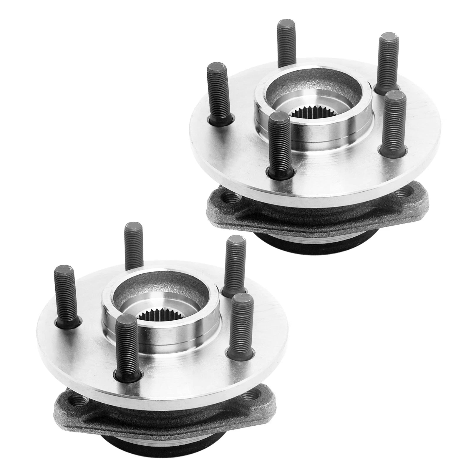 2X Front Wheel Bearing & Hub 513158 for Jeep Cherokee TJ Wrangler (1999–2001)