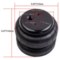 2X Air Ride Suspension Bags for Standard 2500 lb (Single Port)