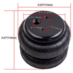 2X Air Ride Suspension Bags for Standard 2500 lb (Single Port)