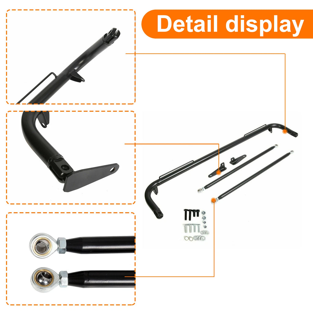 Stainless Steel Racing Safety Seat Belt Chassis Roll Harness Bar for Honda