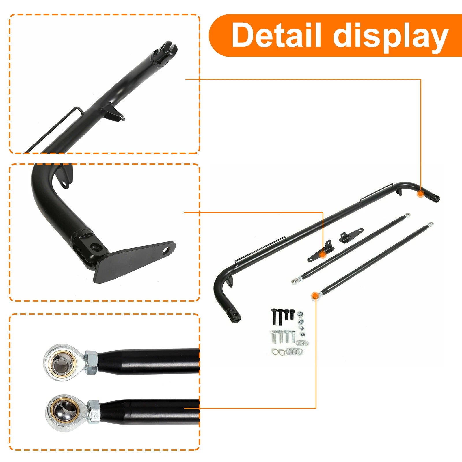 Stainless Steel Racing Safety Seat Belt Chassis Roll Harness Bar for Honda