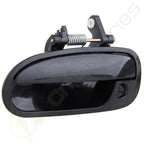 Set of 4 Door Handles for Honda Civic (1996–2000) - Black Exterior