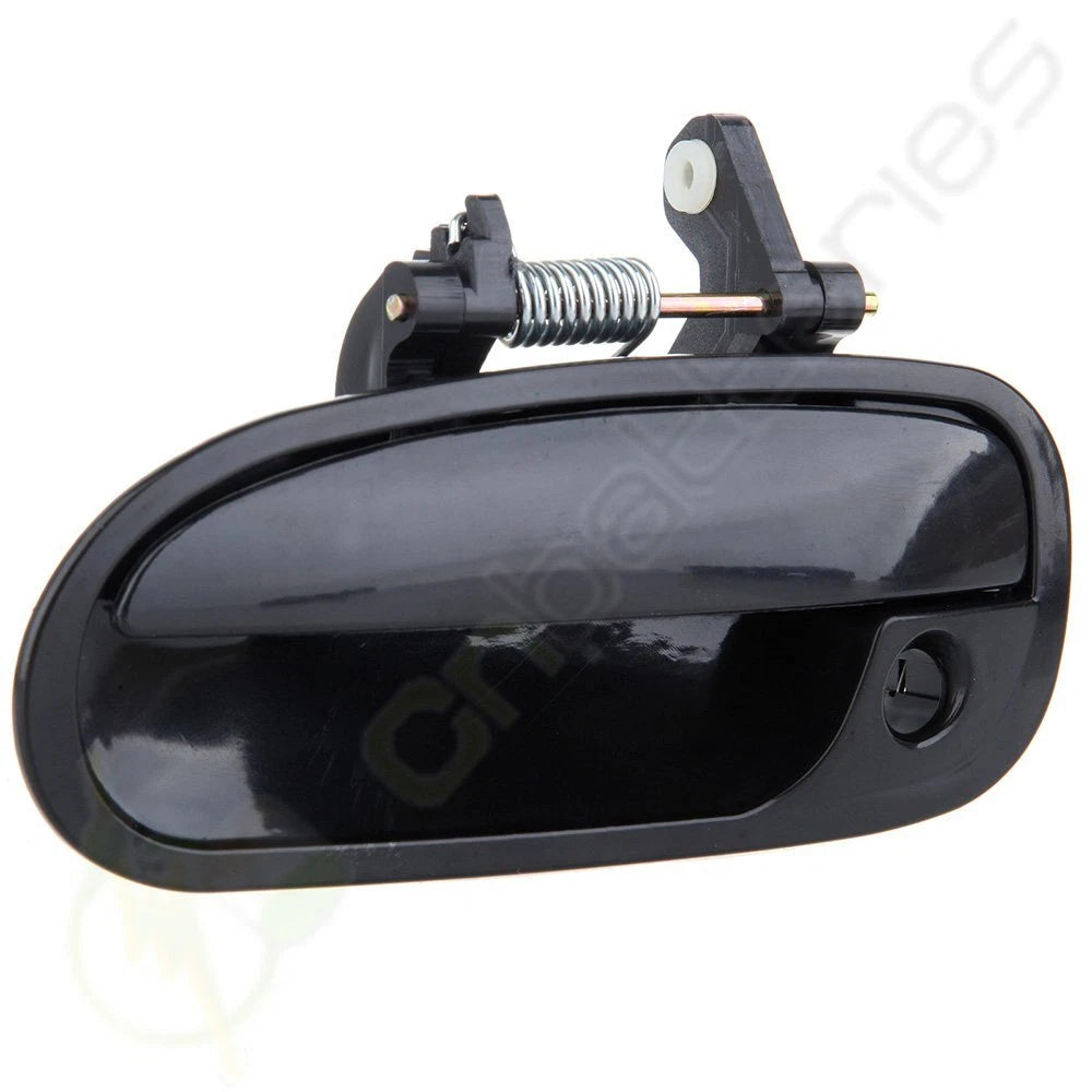 Set of 4 Door Handles for Honda Civic (1996–2000) - Black Exterior