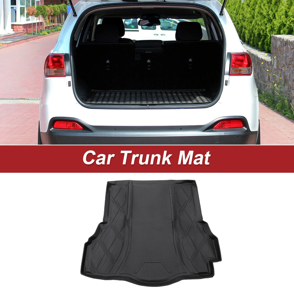 Cargo Liner Rear Trunk Mat for Ford Fusion (2017–2020) TPE Diamond Pattern