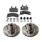 Front Brake Disc Rotors and Pads Kit for Chevy Express Van Suburban 2500