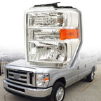 Driver Side Headlight Assembly for Ford E150 E250 E350 E450 (2008–2014)