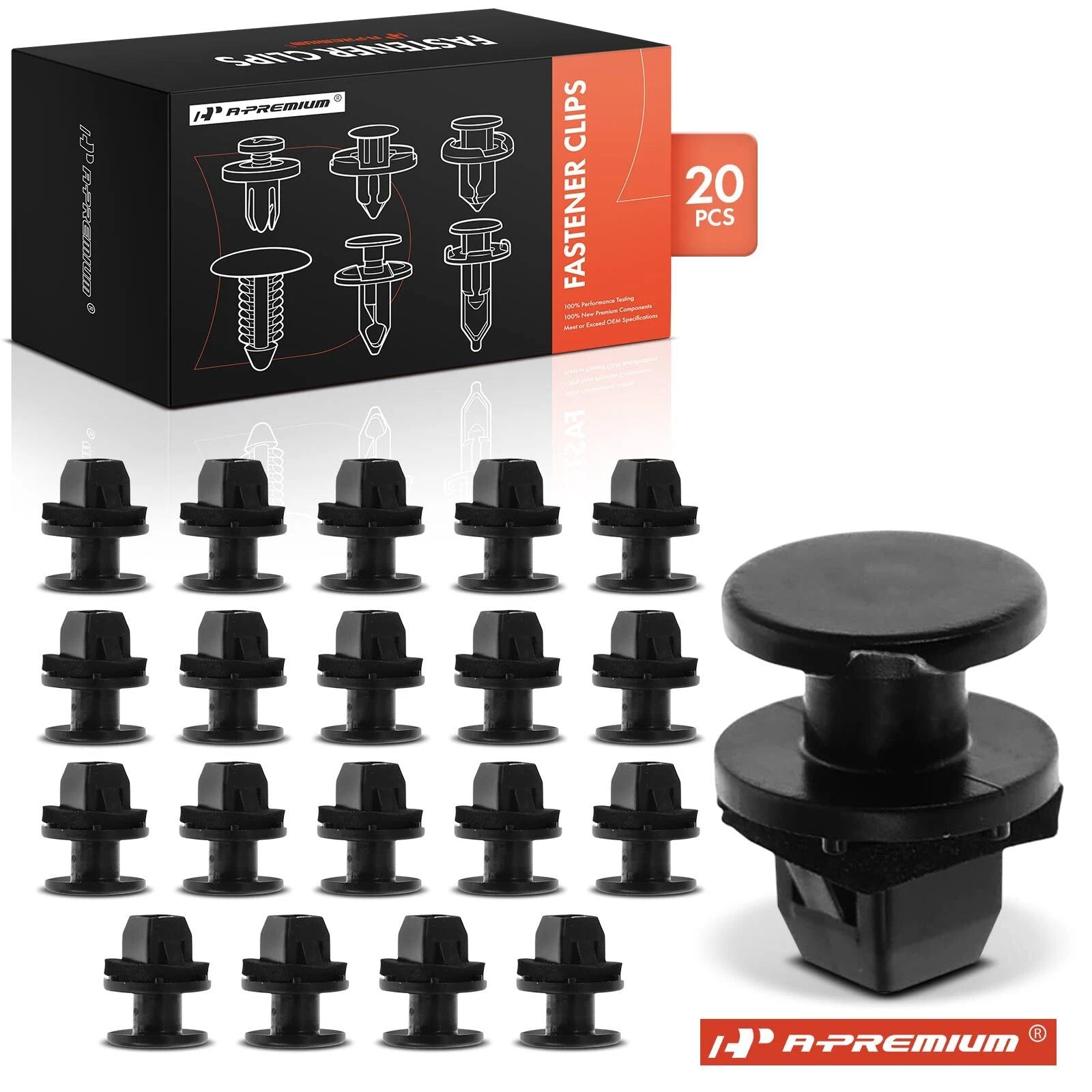 20x Nylon Tail Lamp Mounting Retainer for Chevrolet Buick 