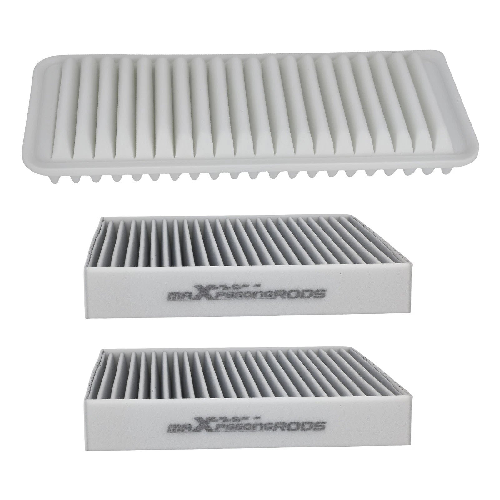 Air Filter 3 Pack for Toyota Highlander (2008–2010) V6 3.3L Cabin Engine