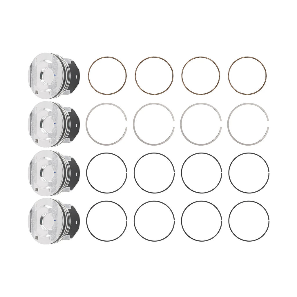 4X Piston & Rings Kit for Cadillac ATS CTS CT6 Chevy Malibu 2.0T (2013–2020)