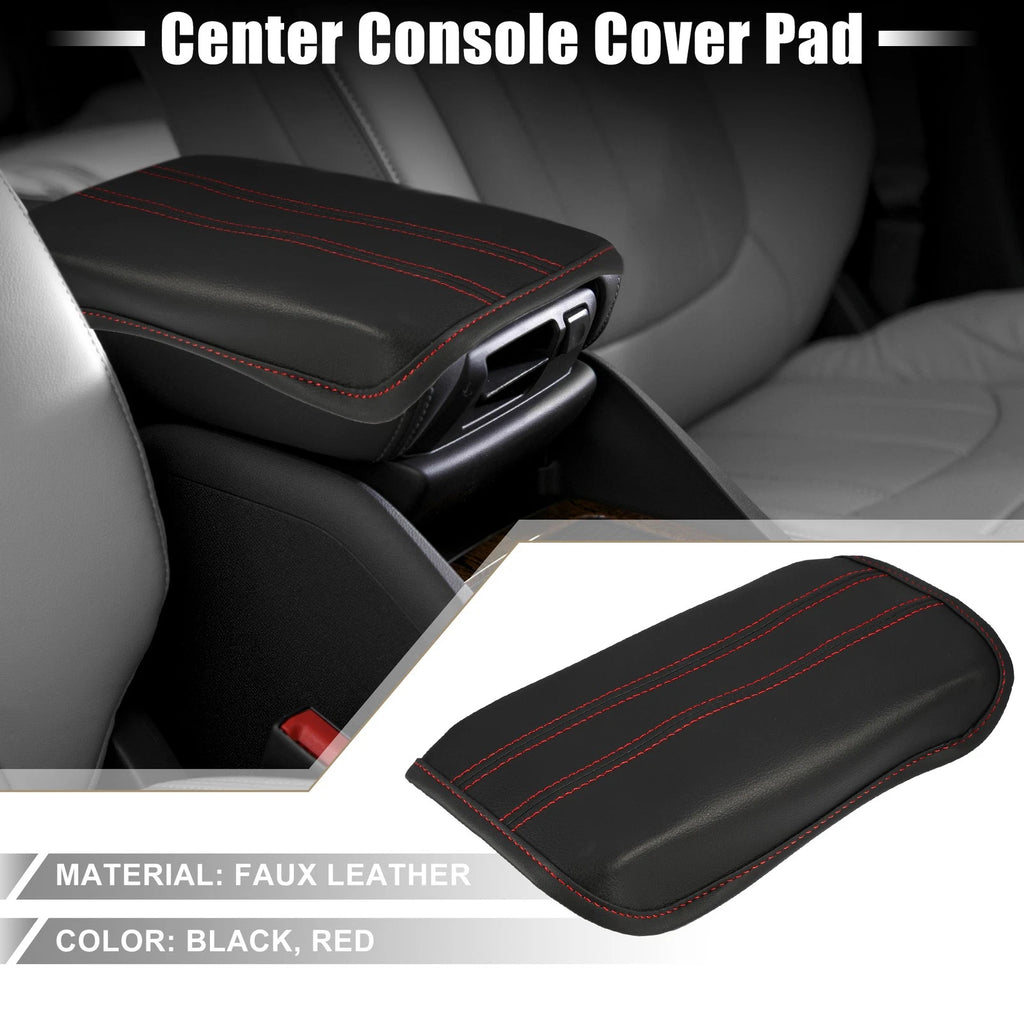 Center Console Armrest Cover for Nissan Qashqai (2020–2021) Black Red