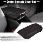 Center Console Armrest Cover for Nissan Qashqai (2020–2021) Black Red