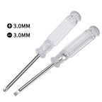 Set of 2 Slotted Cross Screwdrivers for Automotive Repair (2021)