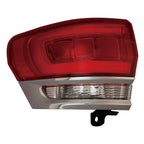 Chrome Driver Side Outer Tail Light Assembly for 2014-2021 Jeep Grand Cherokee