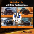 2.5 Remote Reservoir Front Shocks for Jeep Wrangler JK (2007-2018)