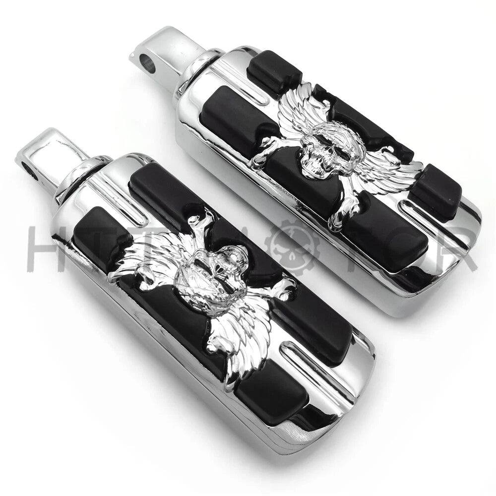 Pirate Skull Footpegs for Harley Softail Slim FLSL & Breakout FXBR (2018–2023)