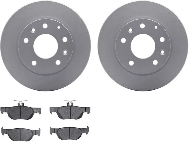 Rear Brake Pad and Rotor Kit for Mazda 3 Sport (2019–2023) ZP692GC