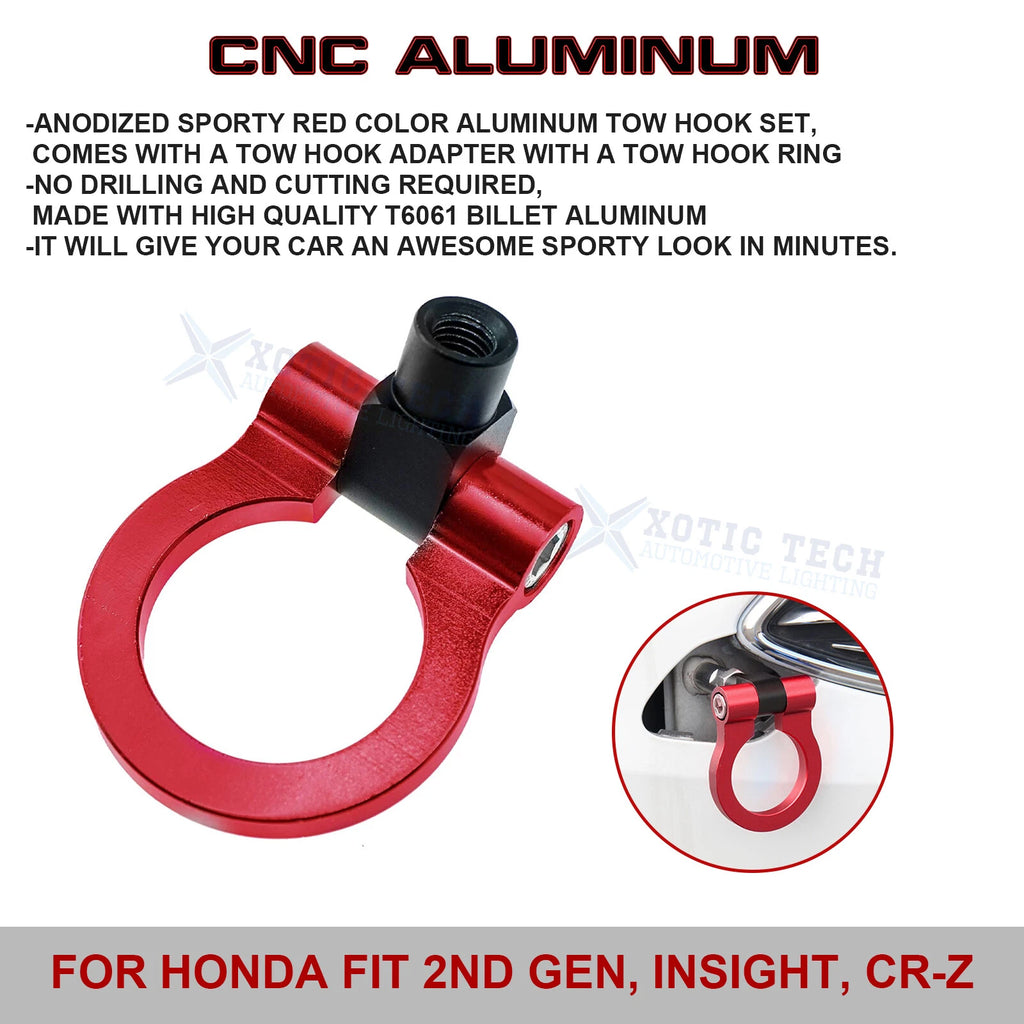 Tow Hook Set for Honda Fit Insight CR-Z (2011-2015)
