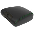 Leather Console Armrest Cover for Jeep Wrangler (2011–2017) Green Stitch