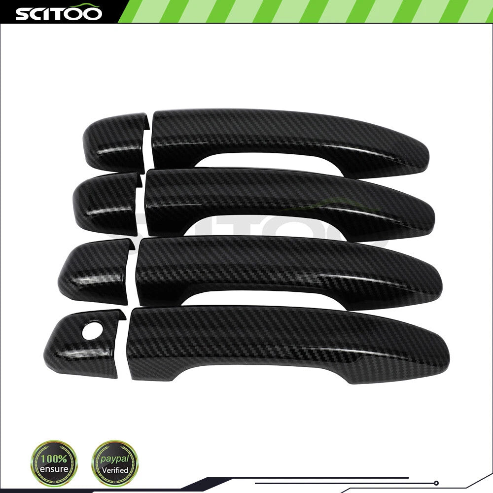 Set of 4 Door Handle Covers for Honda Accord (2018–2020) Carbon Fiber