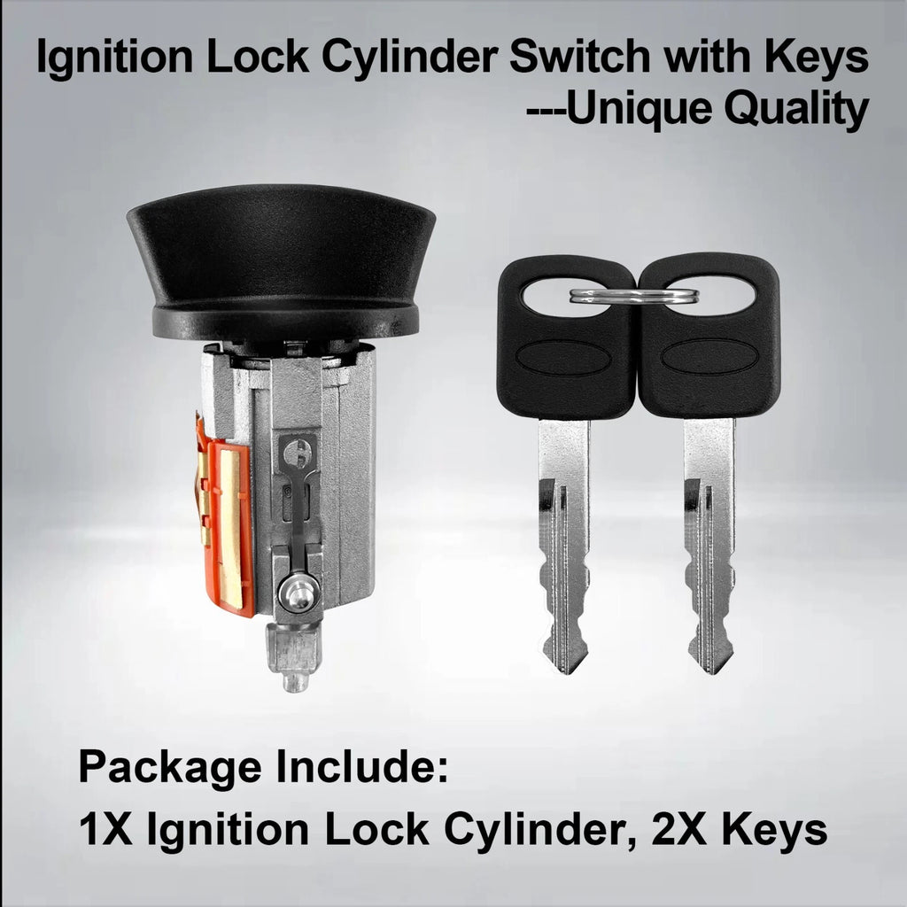 Ignition Switch Lock Cylinder w/ Keys for Ford F150 F250 F350 Ranger (924-724)