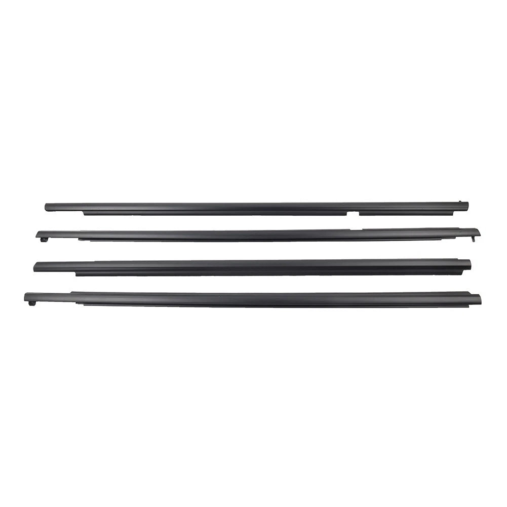 4X Outer Door Belt Moulding for Toyota Land Cruiser 200 Series (2008–2015) Black