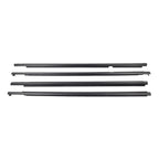 4X Outer Door Belt Moulding for Toyota Land Cruiser 200 Series (2008–2015) Black