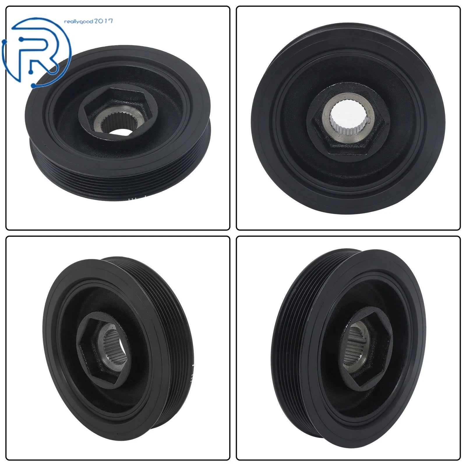 Engine Harmonic Balancer for Acura TSX RSX Honda CR-V Element Accord (2002–2008)