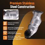 Catalytic Converter with Heat Shield for Subaru WRX (2015–2021)