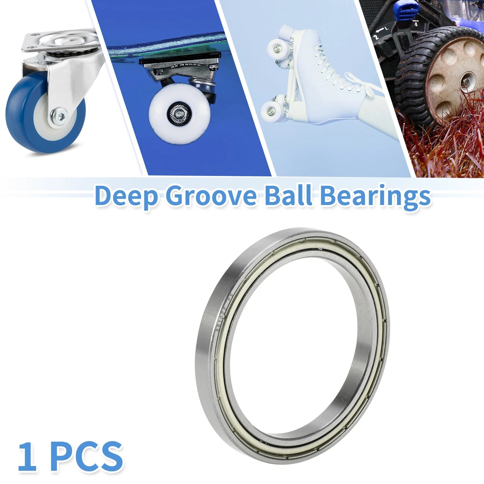 6810ZZ Deep Groove Ball Bearing for Scooter Skateboard Wheel (P5)