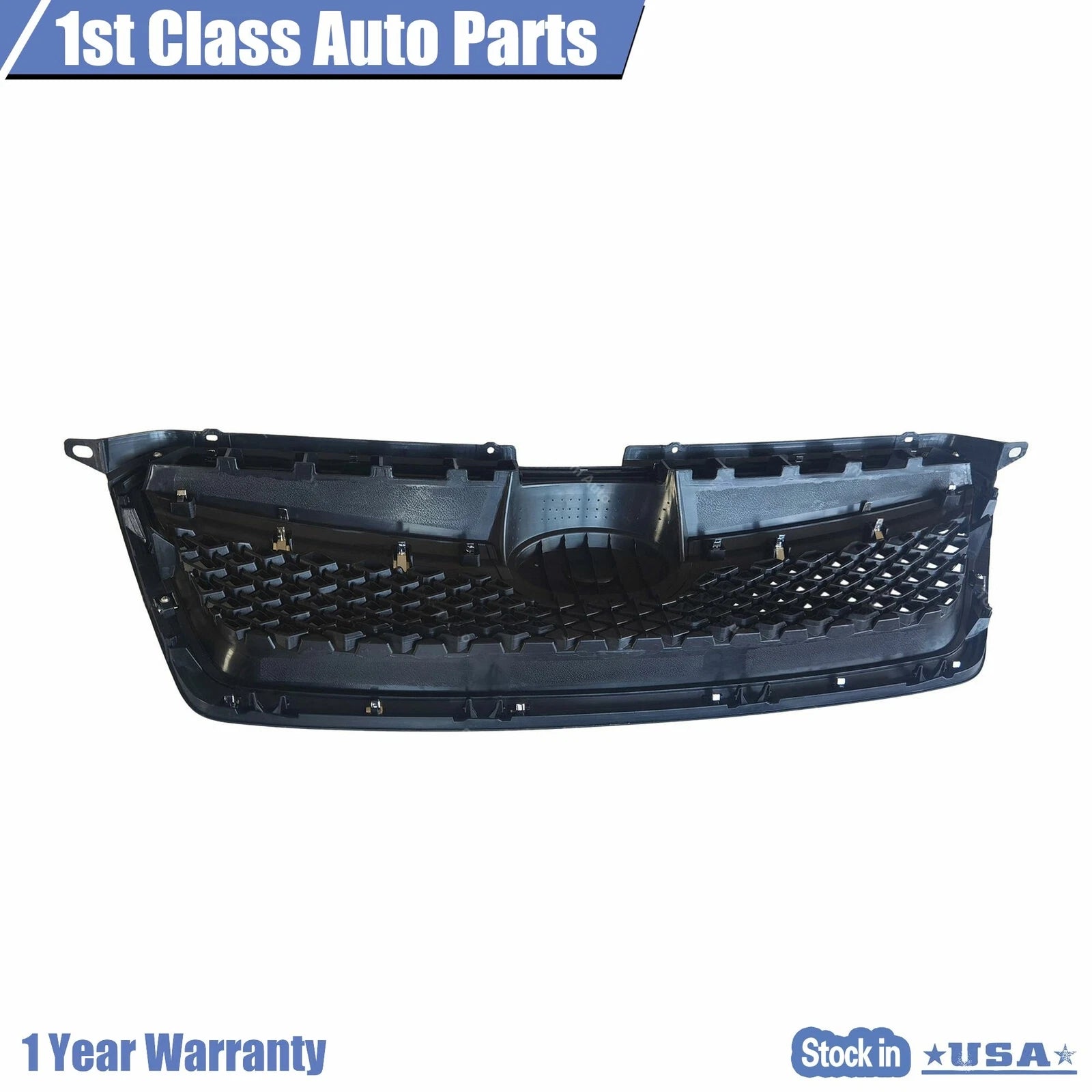 Front Grille Assembly with Chrome Trim for Subaru XV Crosstrek (2016-2017)