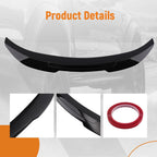 ABS Wing Spoiler for BMW 1 Series E82 (2007-2013) Gloss Black