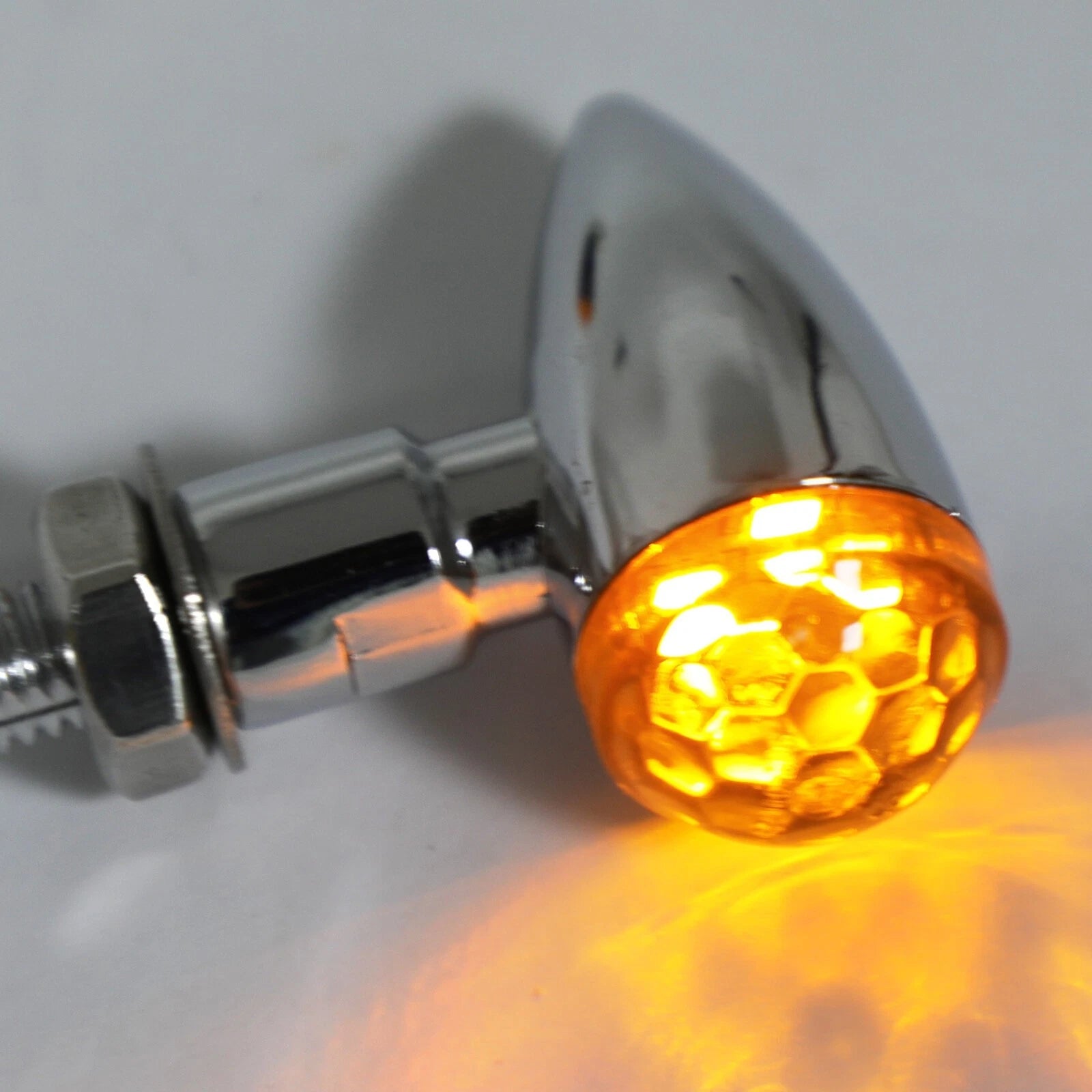 Universal Metal LED Mini Bullet Turn Signal Indicators Light