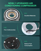 AC Compressor Clutch Kit for Subaru Forester Impreza WRX (2009–2014)